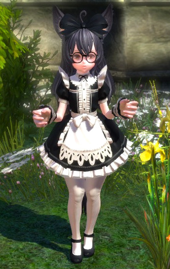 Mod for 2017 Maid’s dress for elins.❥ Download Changes: ▪ Dress is now black instead of brown ✧ All 