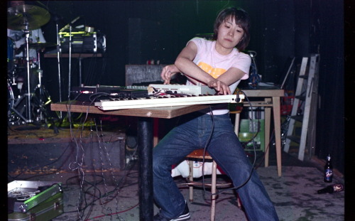 Jim O'Rourke, Otomo Yoshihide, Sachiko M and Tatsuya Yoshida. Performing at The Lounge Axe, Chicago,