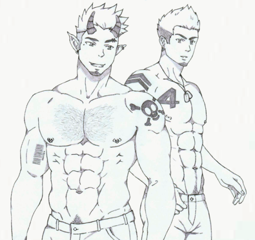 ART-DuMP FiLe 101 SuBJeCT: GuS - THe HoT INCuBuS & Kai - THe WHiMPSY HuMaN MooD: LaZY ARTiST?: Me? (Rowney)