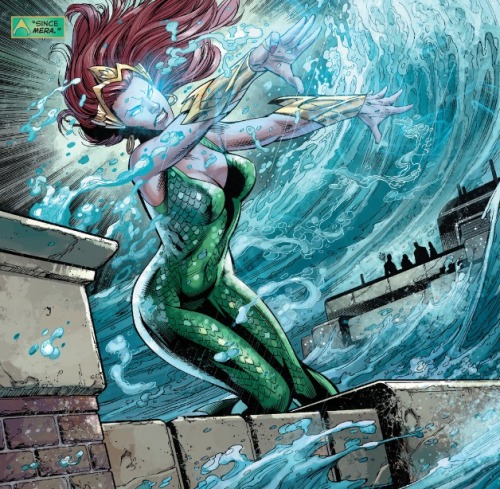 studmuffintommee:caritas89:Aquaman #15BAD ASS WOMAN!!!