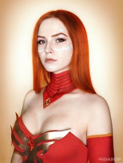 hotcosplaychicks: Lina Dota 2 by NMamontova