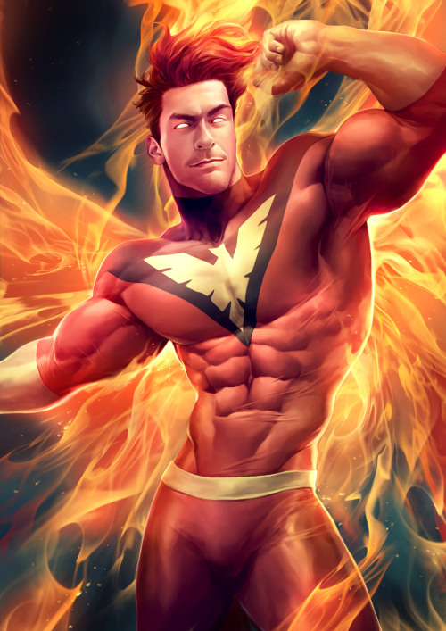  Incredibly handsome and sexy Drifting DCal transforms into Dark Phoenix.I had so much fun drawing