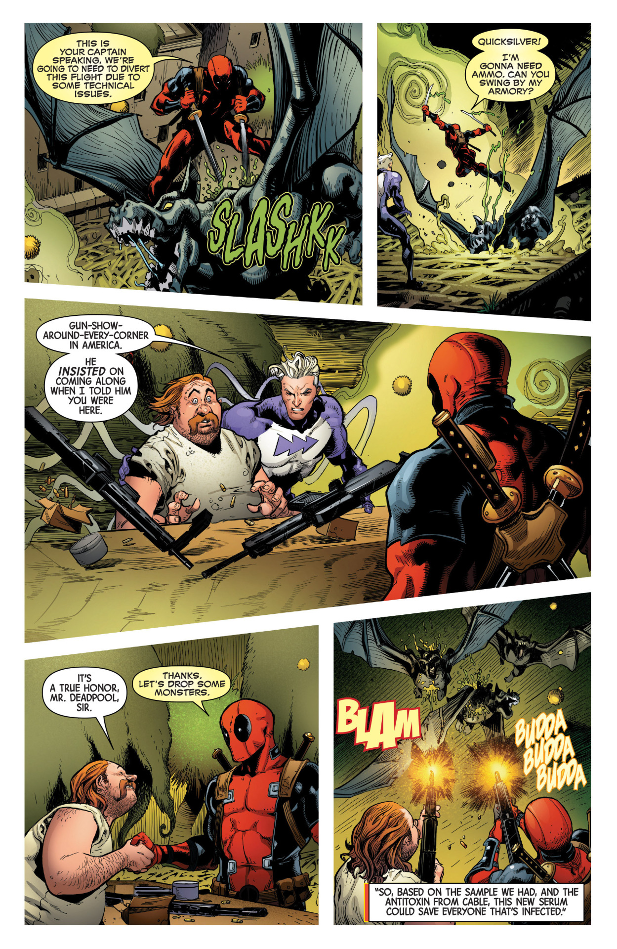 Living the dream. The Deadpool Dream.[Uncanny Avengers #4]