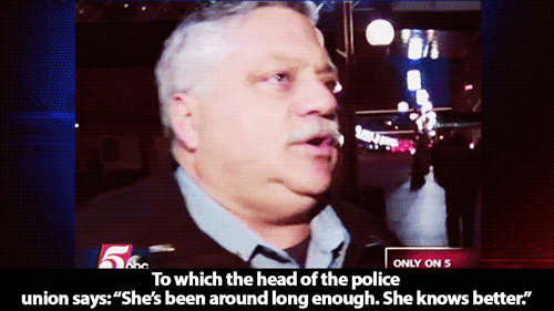 thefingerfuckingfemalefury:“The head of the Police Union” or ‘The grand wizard of the Kl