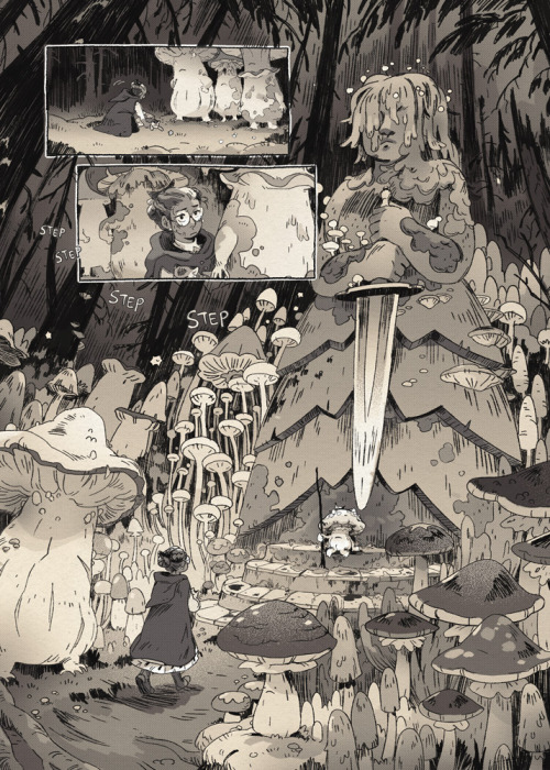 I Illustrated A Little Witchy Mini-comic By Vera Greentea!! If You Want To Read, The Crowdfunding Campaign