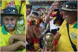 imardel:  tumamaen-4:  ¿Recuerdan al Brasileño con la copa? Al final del partido se la regaló a una alemana deseándole suerte en la final.  &lt;3 