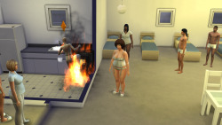 simsgonewrong:  daily life of asylum people