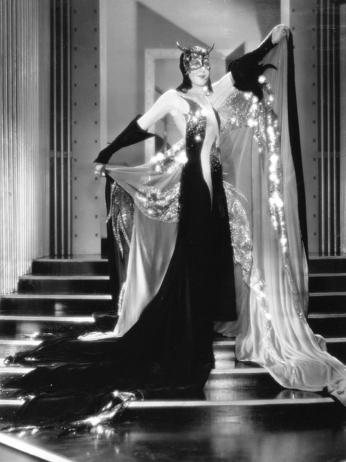 Kay Johnson in Madam Satan (Cecil B. DeMille, 1930). Her costume was designed by Adrian.