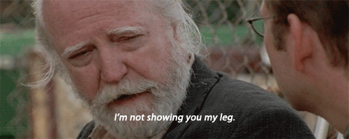 psychoanthrowalker:  Hershel ain’t easy, Milton…gotta wine and dine him first  :) 