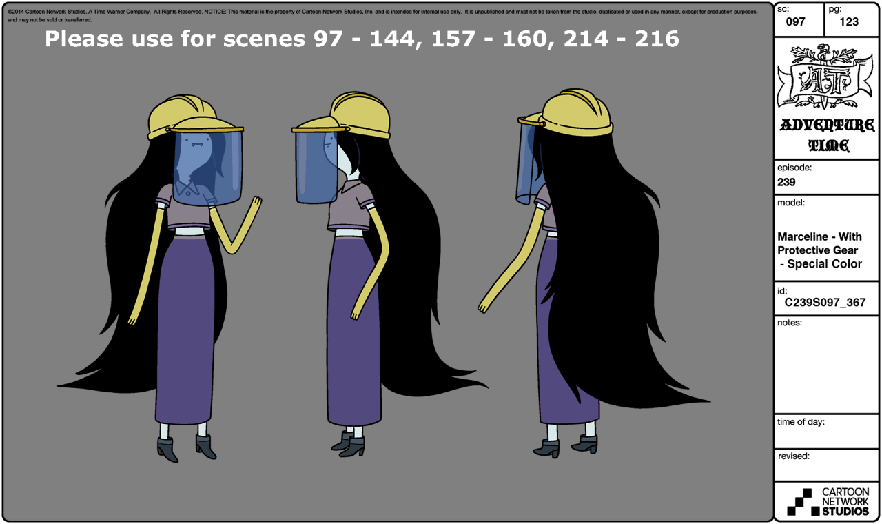 selected character model sheets (2 of 2) from The Music Holecharacter &amp; prop