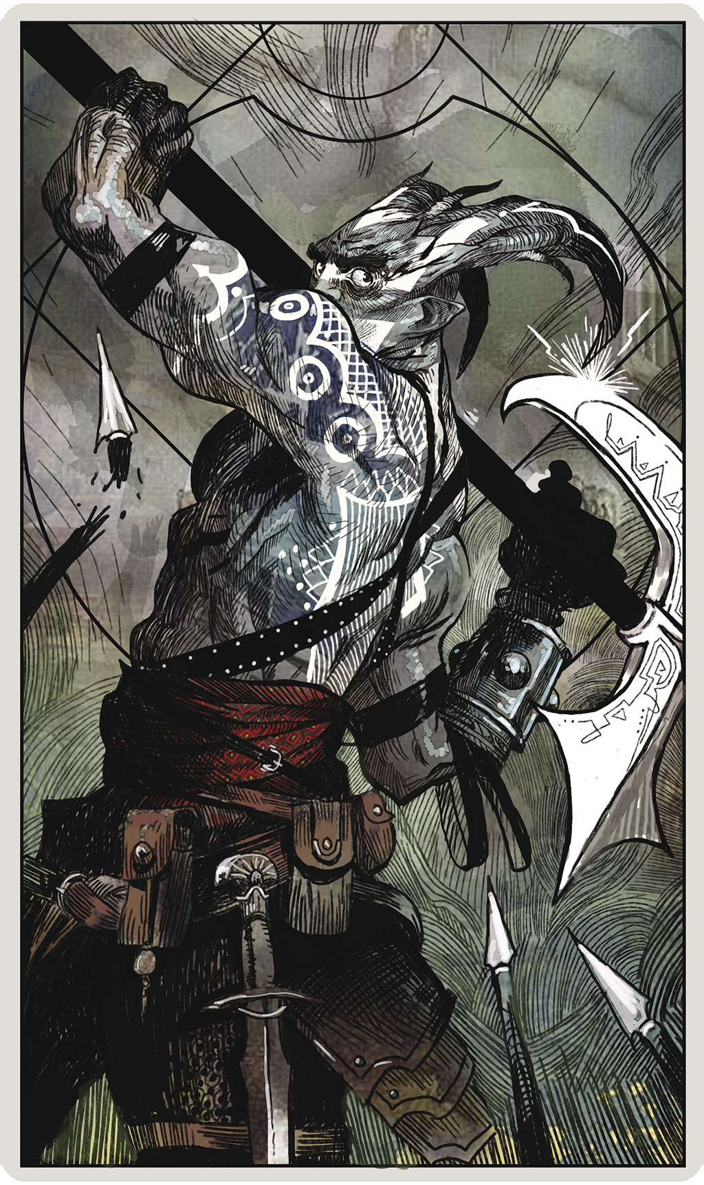 anebarone:  Dragon Age: Inquisition tarot, part III Part I  and part II here. You