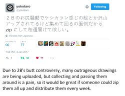 Official-Mugi: Ytownmisanthropy:  Zachthewise: Yoko Taro –Man Of A Thousand Butts.