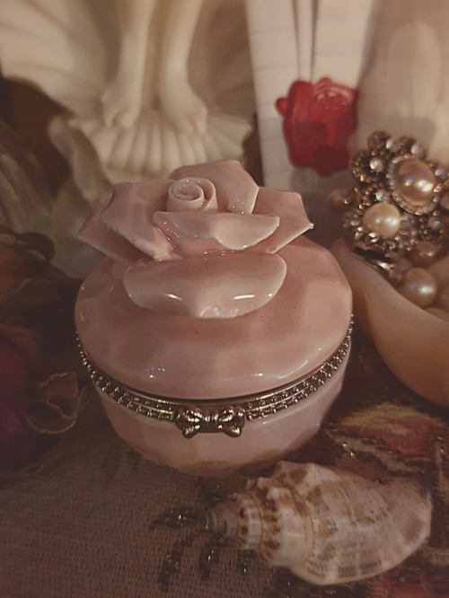 moonstone-mama: Some detail shots of my renewed Aphrodite altar ✨⭐ It’s amazing what you can f