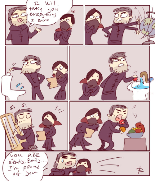 icpe:Dishonored 2, doodles #1