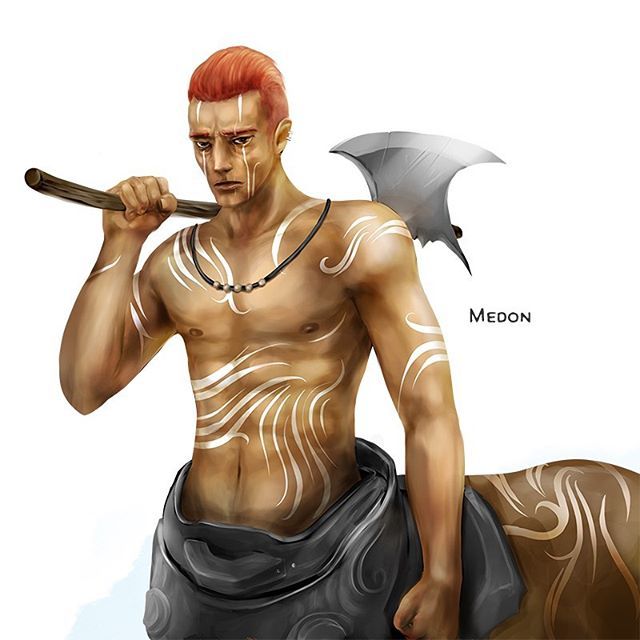 👤 𝙉𝙚𝙬 𝙉𝙋𝘾!⁠⠀
⁠⠀
Meet Medon, a wandering centaur and navigator for hire, whose piety helps him remain stoic in the face of danger. Supporters of all tiers can access this game-ready NPC’s printable cards, including a unique loot table! Find out how by...