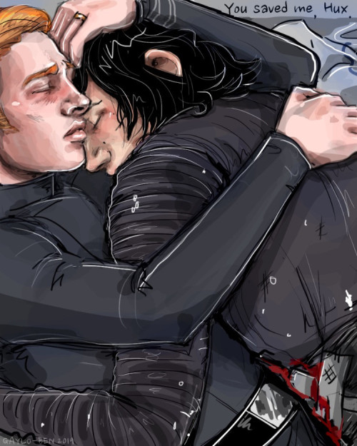 Kylux - The Starkiller Rescue “You Saved Me, Hux…”Kylo and Hux just can’t help but keep savin