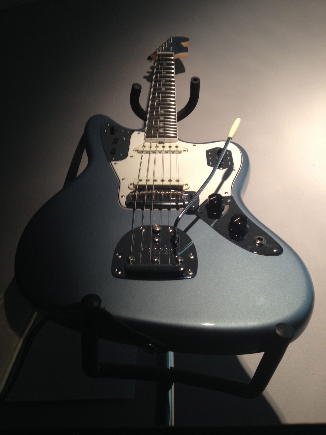 liint:  Fender 65th Anniversary Jaguar in ice blue metallic. 