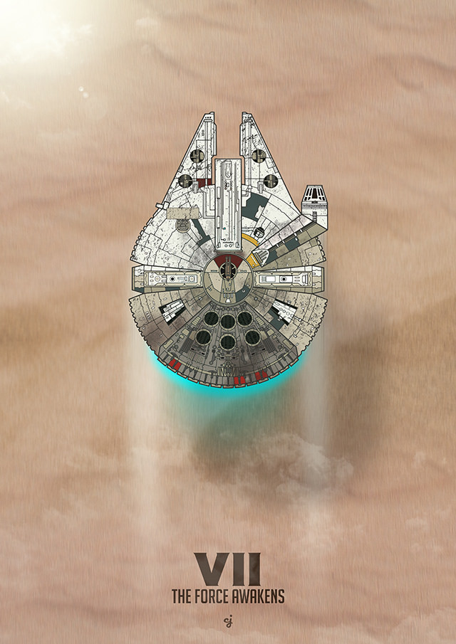 pixalry:    Star Wars: The Force Awakens Posters - Created by Jason W. Stanley  