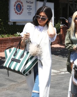 ultimatekimkardashian:  Kylie and Pia Mia at Fred Segal 6.17.2015