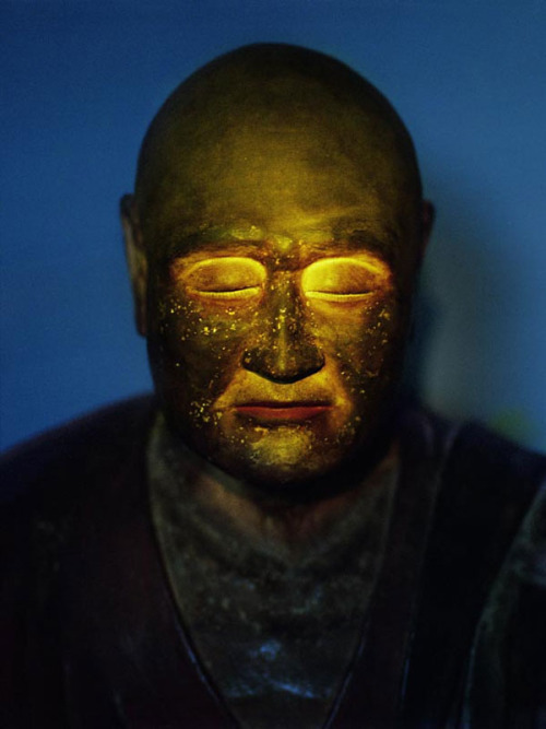 hailey-mullen:  “Ganjin Statue at the Toshodaiji Temple” Wim Wenders Color Plate Pictures from the Surface of the Earth (2003) What attracted me to this picture was how much it looks like a real person. When I was searching for this picture online