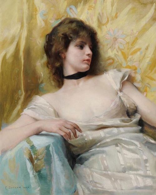 Young Languid Woman by Frédéric Dufaux