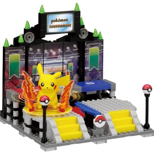 Pokemon + Nanoblock Collection Pikachu and Battlefield Set (¥ 2,303 - Now Available) Chespin and Tre