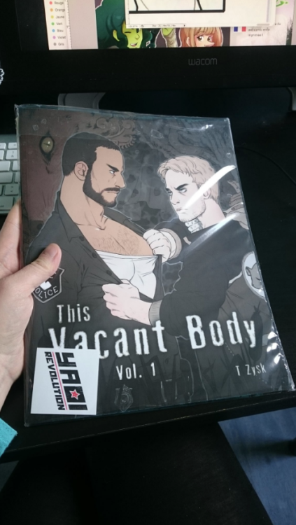 sparkelingsparkles:Hi everyone !I recently got @reapersun ’s last book “This Vacant Body”,  and they offered a doodle for patrons preordering their book. So OBVIOUSLY I asked for Théo and David from my story Pine Needles Craving and… LOOK