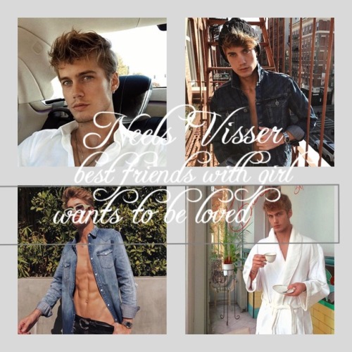 Neels Visser. Age; twenty three Neels moved away to become a model and after a few years he decided 