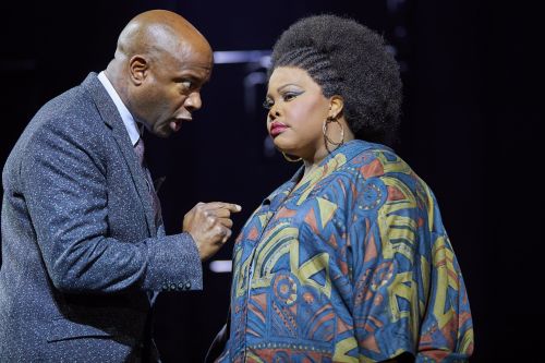 Porn Pics amberrileynews: Amber Riley as “Effie