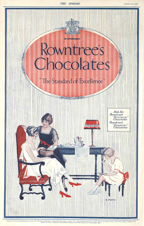 Rowntree’s Chocolate – The Sphere – Saturday 19th March 1921