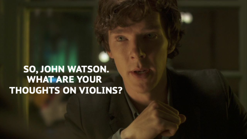 lordofthejohnlock: #96 - John Watson, violin hater.