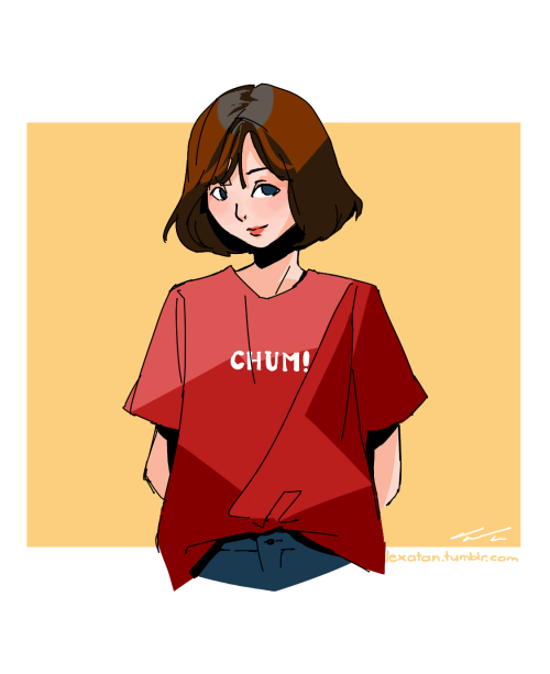 Trying something simple and different. I decided to draw GFriend’s Eunha as seen here. It came out q