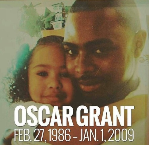 @Regranned from @oneausetbeauty-R.I.P to Oscar Grant who was killed by a police officer at Fruitvale