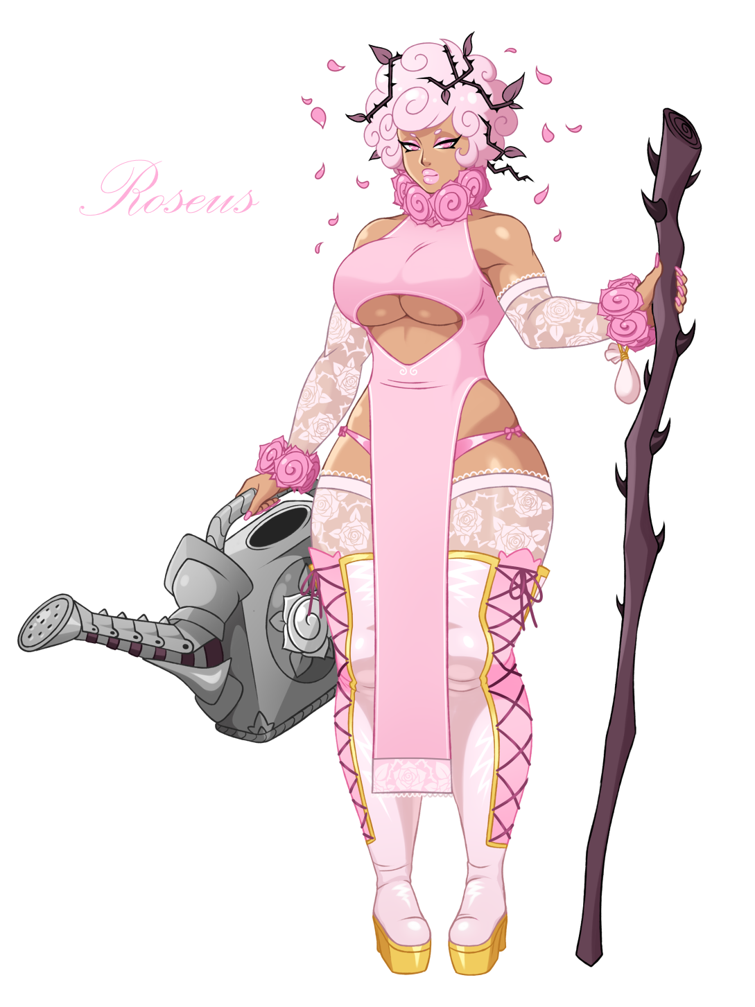 drakdrawings:  There, I remade Roseus and I’m really liking her but i’m having