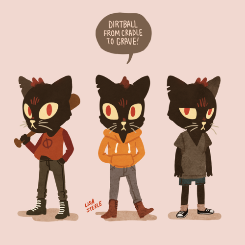 I just started playing Night In The Woods and I love it so much I made some Mae fanart. Fav lil dirt