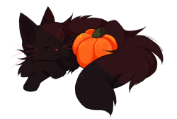 Happy Black Cat Day ~My Sona Is Always So Therapeutic To Draw 