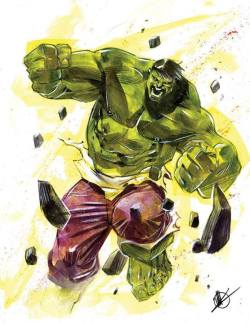 bear1na:  Hulk and Superman by Matteo Scalera