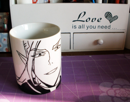 Ok, today I have a Voltron mug again. This is prince Lotor. He may learn to love you if you love him