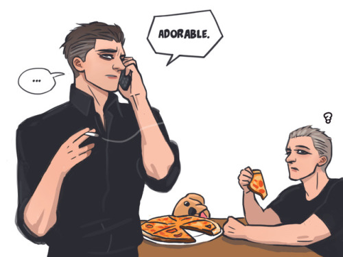 mopillow:lo-li-ta87:sholtooxenstierna:He Tian and Mo Guan Shan at the very beginning of their relati