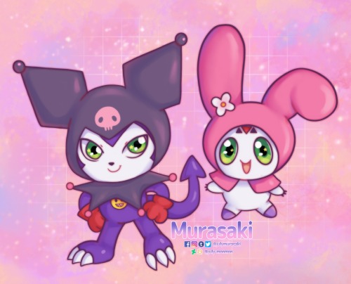 Digimon x Sanrio &lt;3 hope you like it 