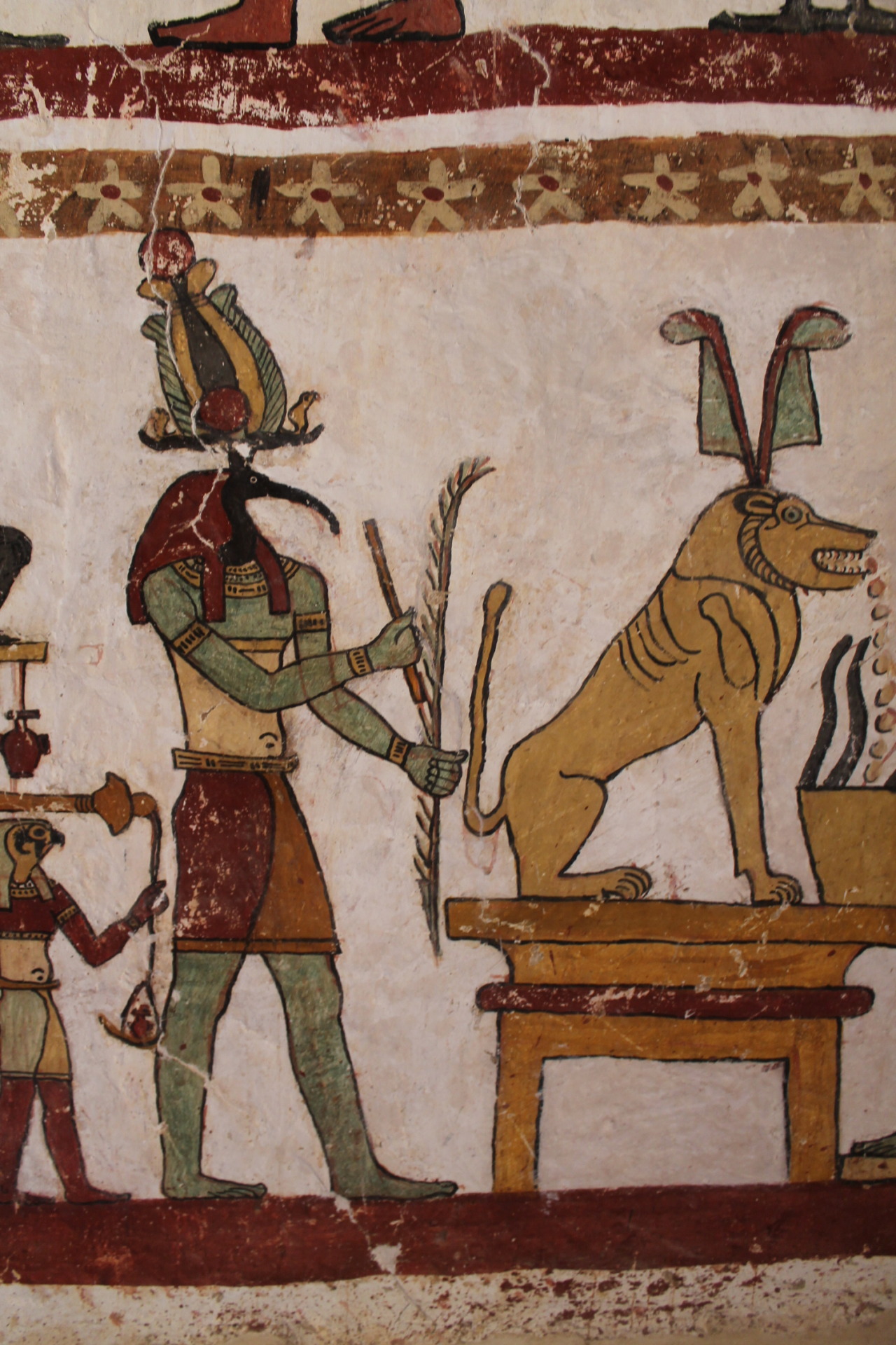 intaier:  Dakhla oasis, Petosiris tomb* roman/egyptian mix of art style is totally