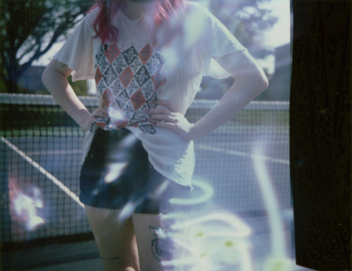 Light leaks and warmer daysShot on Polaroid EE-100 with fp100c peel-apart film