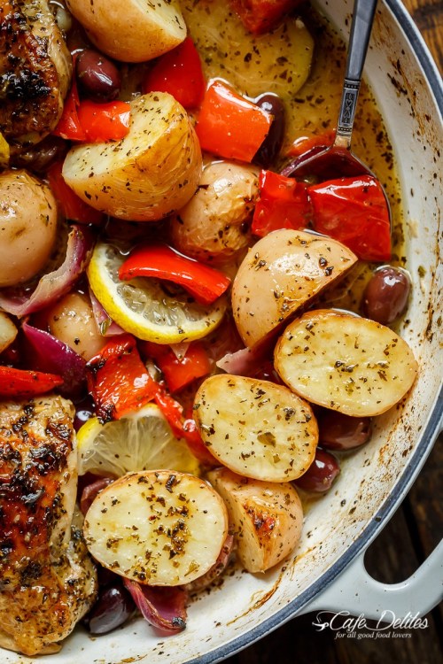 foodffs - LEMON HERB MEDITERRANEAN CHICKEN + POTATOES (ONE...