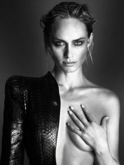 Amber Valletta by Mert Alas and Marcus Piggott