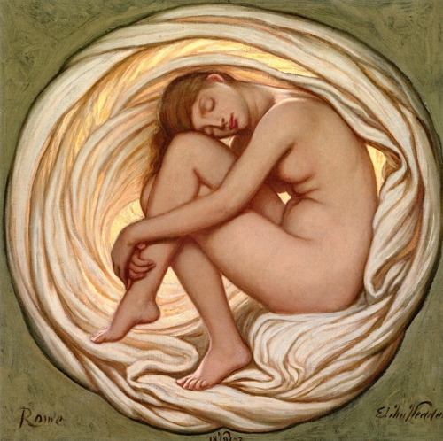 trulyvincent:The Heart of the RoseElihu Vedder 1891-1892