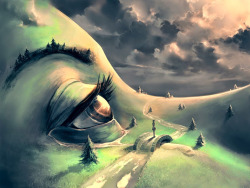 artbeautypaintings:  After the rain - Cyril Rolando