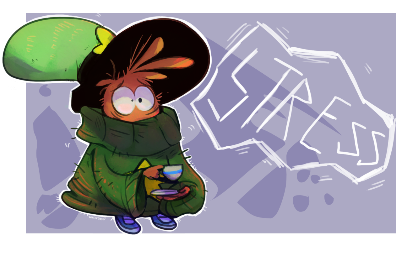 askwatersee:  A stressed floof in a giant sweater 