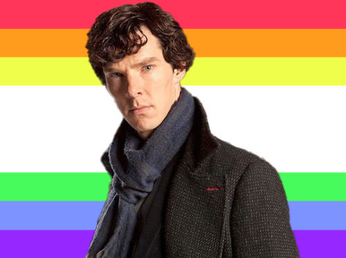 Sherlock Holmes from BBC Sherlock is gaydhd!