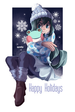 mysticalflyte: Ending the year with two lovely frogs! Twitter | Instagram  froppy love &lt;3