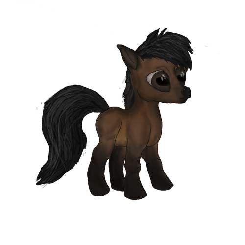 I Drew A Realistic Horse With Mlp Proportions. Thought It Would Look Rly Creepy, But Its Actually Kinda